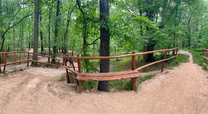 Take off hub at top of booboo and choo choo flow trails.