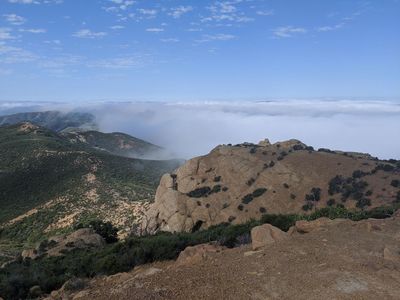 Looking south toward Irvine from the top of Coal Canyon Trail