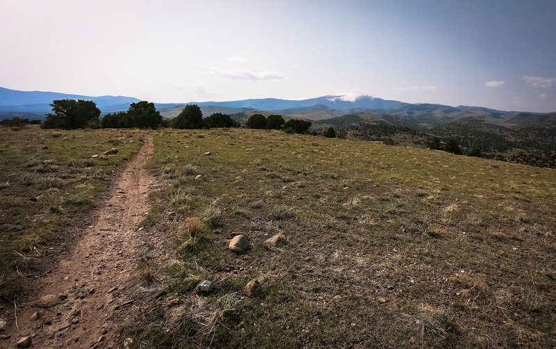 Across ridge