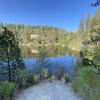 Hirschman's Pond toward the beginning (or end) of the trail.