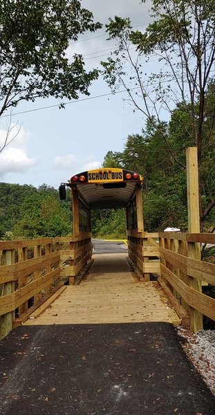 Covered Bridge near end of trail