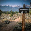 Colorado Trail and Continental Divide sign