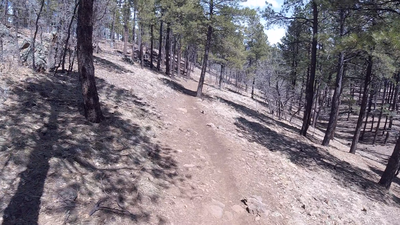 Riding on the Observatory Mesa Trail
