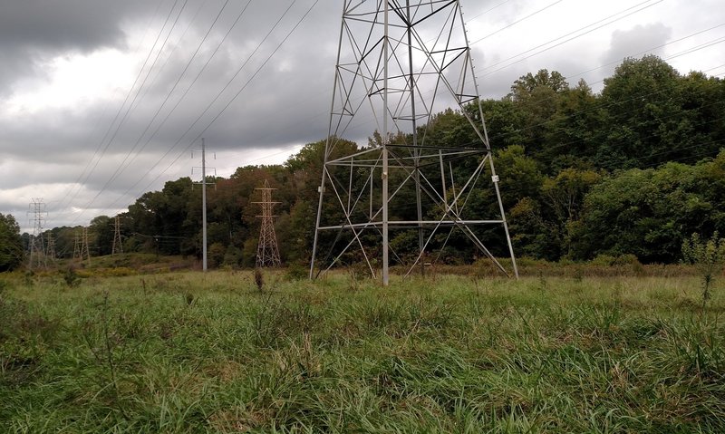 Riding under power lines