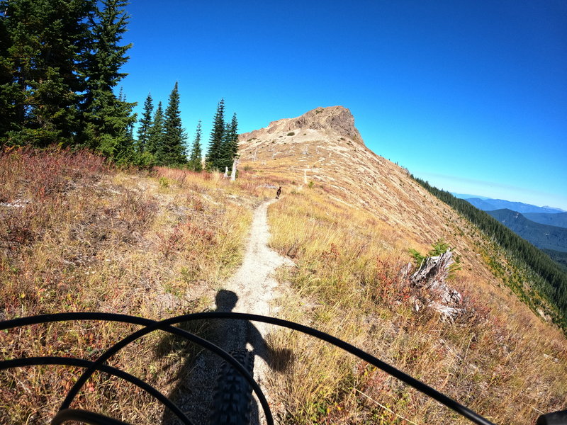 Great climbs from trailhead.