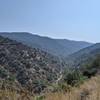 View down Sullivan Canyon from the top.