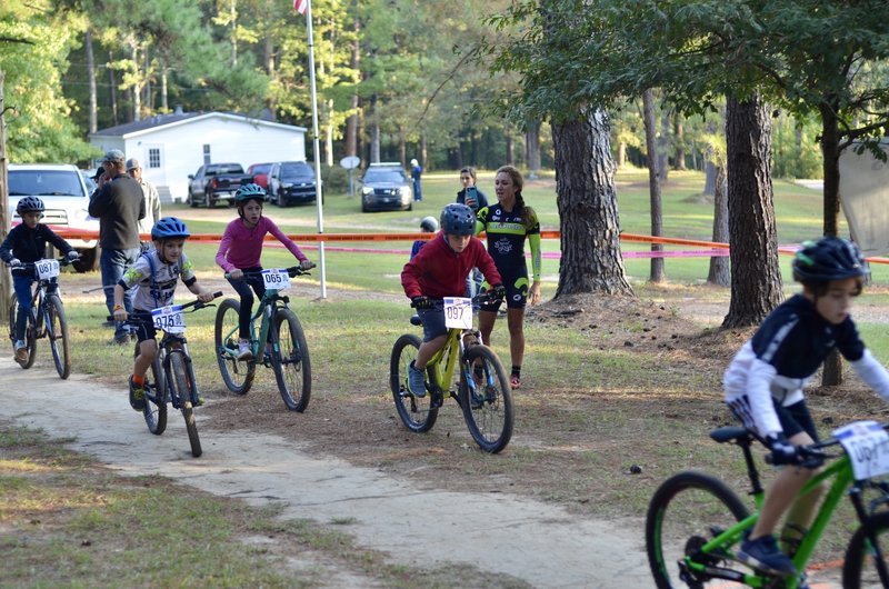 Youth racers at the State Games of MS.