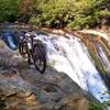 Nice waterfall along Lower Paint Creek Road close to the Recreation Area.