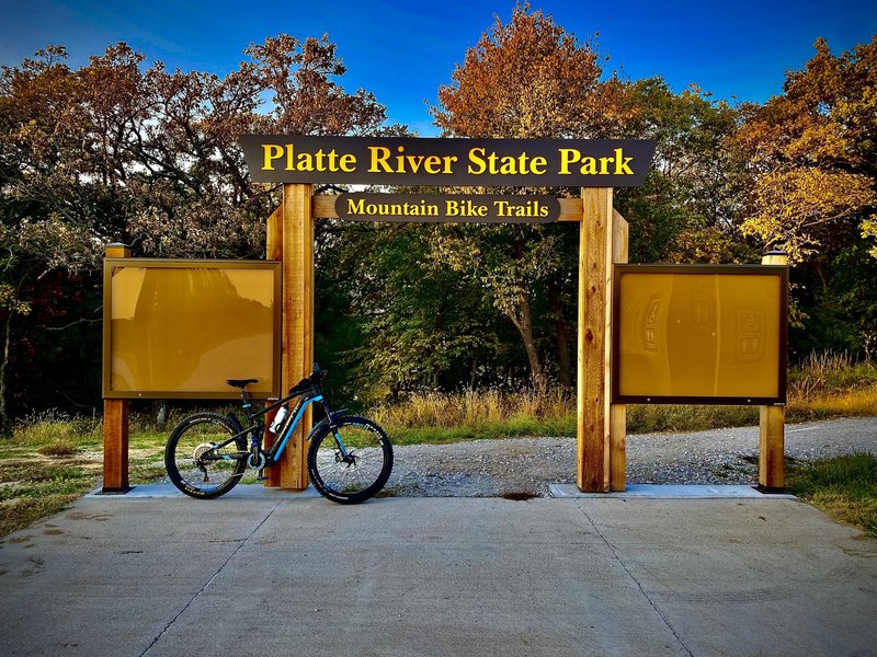 Great new monument sign at the new parking lot!