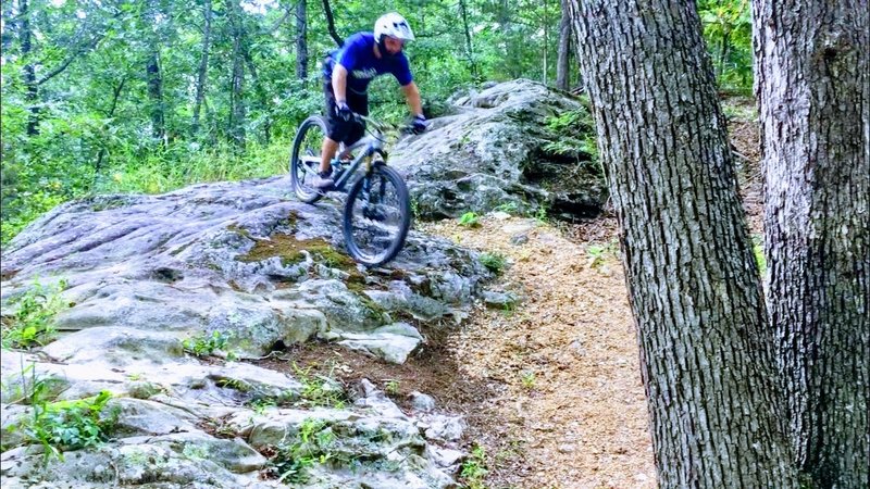 Riding off one of the many options on the Monster Rock! Look out for the creepy manikin head. :/