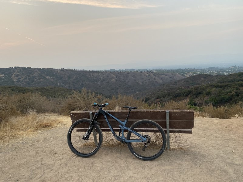 Perfect quick ride, tough climb, swift decline. Make sure to have a bell on the way down to alert hikers.