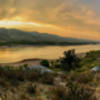 Looking northwest at Horsetooth - summer 2020 during the fires.