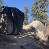 Beautiful Boulders at Hanna Flats Trail