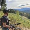 View after emerging from singletrack. 75% forest service roads-great on a hardtail MTB.