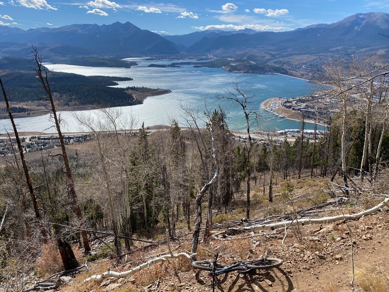 Views of Lake Dillon from Tenderfoot
