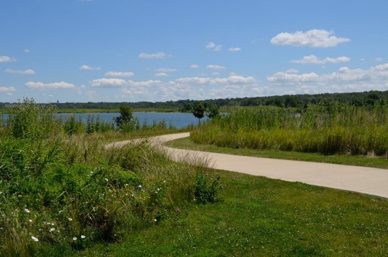 Path entering Whalon Lake area.