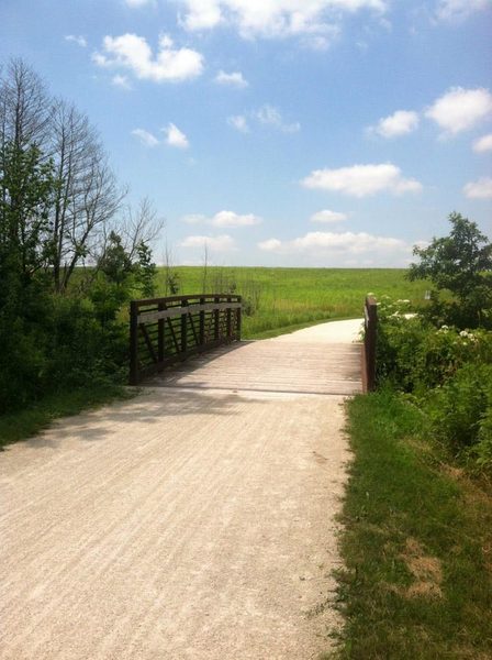 One of the many small bridges