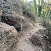 Looking up the little rock garden on the Lower Historic Trail (it continues up and around the corner).