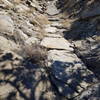 Nice rock bridge dropping into The Buttes.