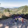 Rewarding view for climbing up the Harkins Ridge Trail