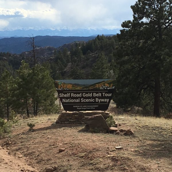 On the way to Canon City.  Good camping at Shelf Road.