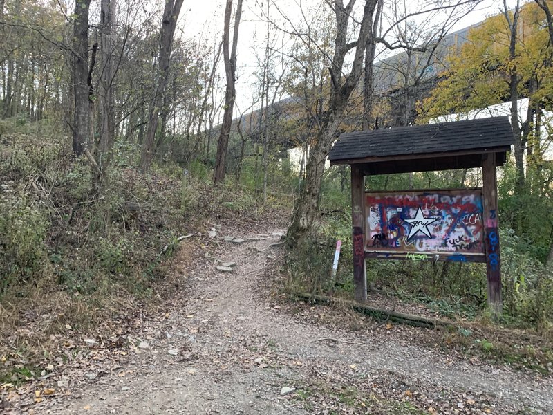 Entrance to Incinerator.