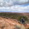 Flowly trail and awesome views are a perfect recipe.