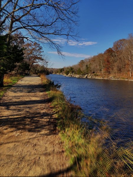 South of Great Falls on the C&O Canal Trail