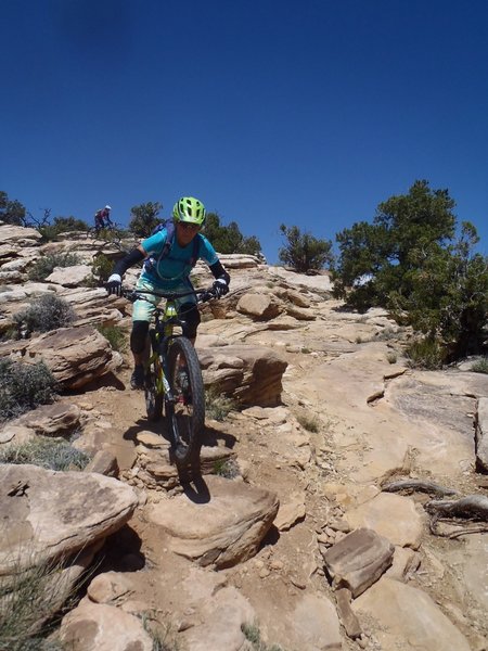 Awesome rocky descent.