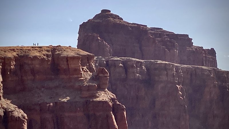 Taking a scenery break near Fossil Point