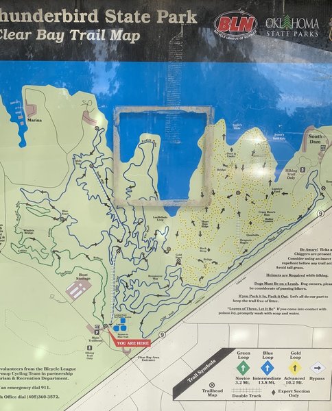 New trail map.  Total distance is around 26.5 miles.