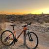 Sunset on Desert Classic trail