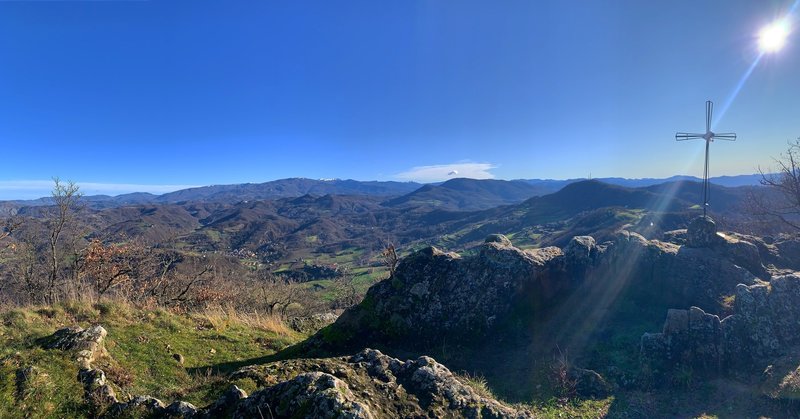 Panorama dalla cima del M. San Vito