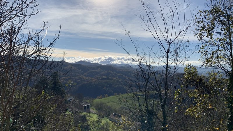 S. Alosio - Panorama sulle montagne della Val Curone