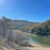 calero lake with a view of quicksilver