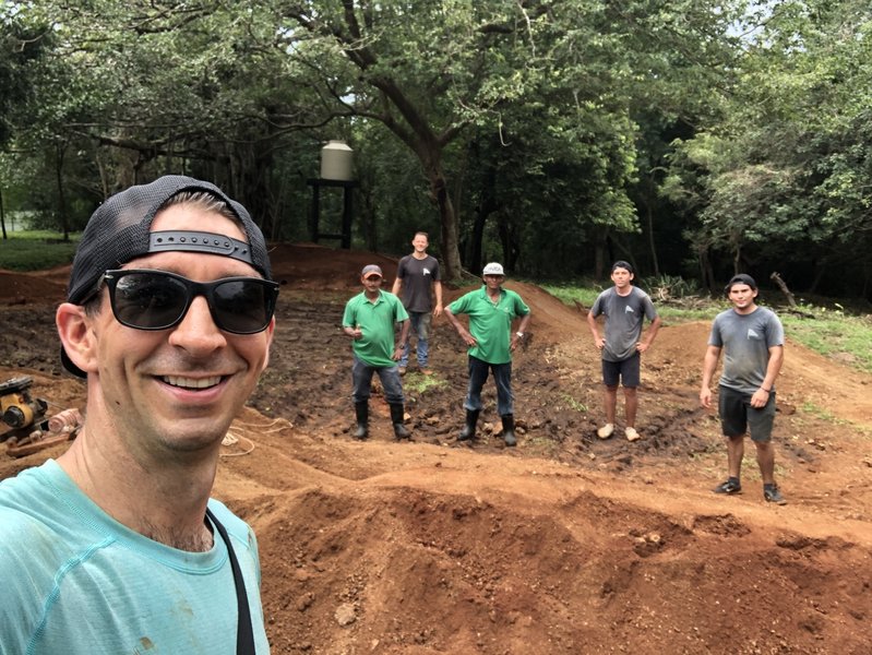 The pump track build crew!