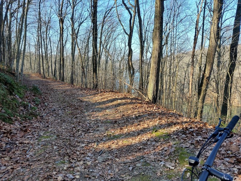 Mid-trail over the Reservoir