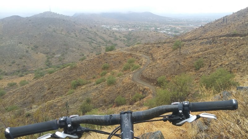 The Sidewinder Trail is always better in the rain!