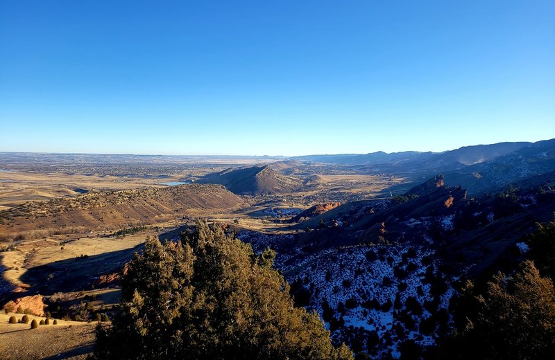 Looking south from the top of Morrison Slide