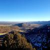 Looking south from the top of Morrison Slide