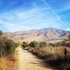 Gravel road/trail portion of the ride