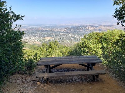 At the end of the "Catherine Tunnel" is this surprising shady little picnic/rest oasis.