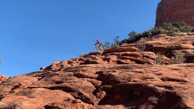 Nikita going into the Gnar!