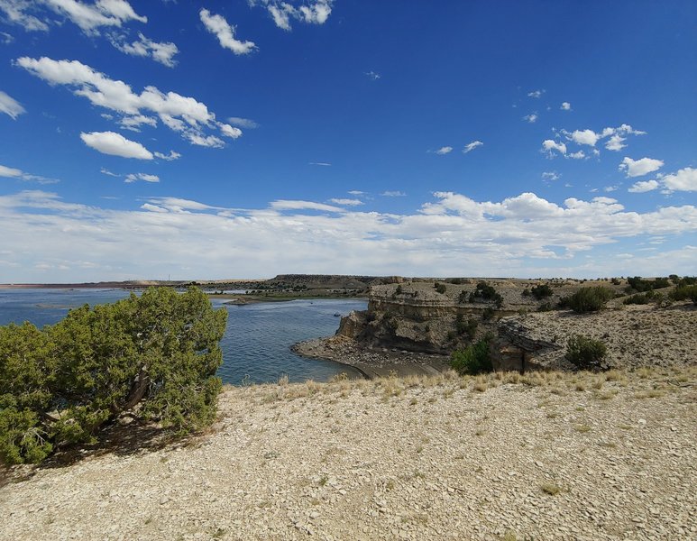 View of Lake Pueblo near the end of Inner Limits