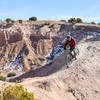 Steep exposed downhill