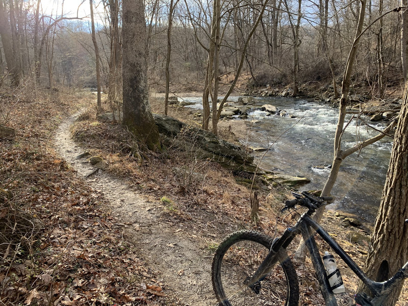 Scenic views along the river