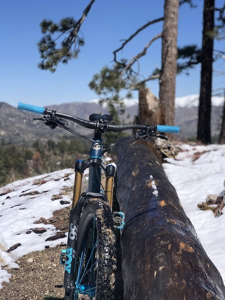 Epic April day top of the wall looking east to Waterman