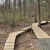 One of the boardwalks on the green boardwalk trail