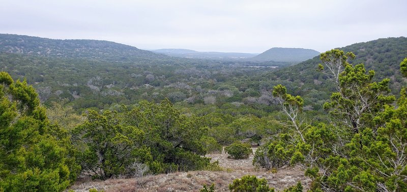 Beautiful views from many points of the trail