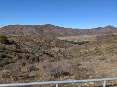 Climbing up the north part of the trail